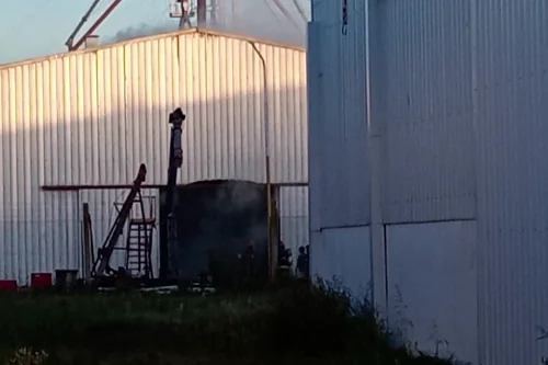 Incendio en el Parque Industrial de General Pico