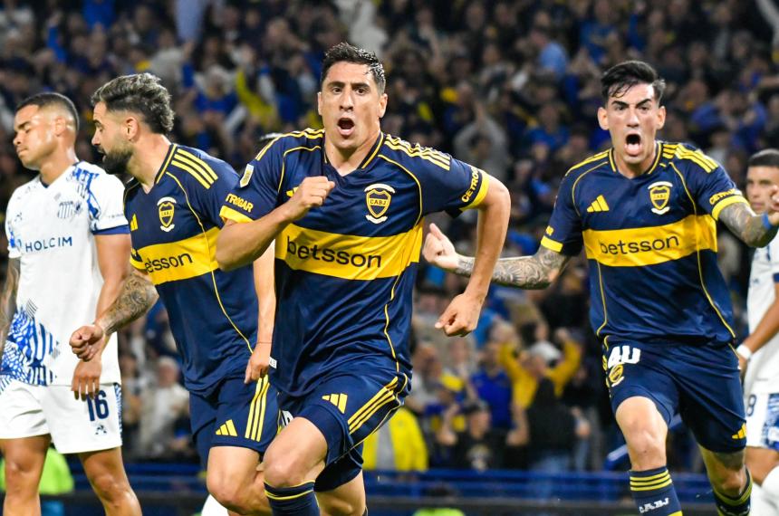 La Bestia Merentiel anotó los dos goles del Xeneize y fue la gran figura