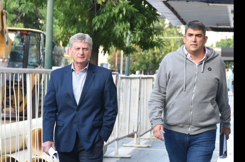 El gobernador Ziliotto y el senador Bensusn