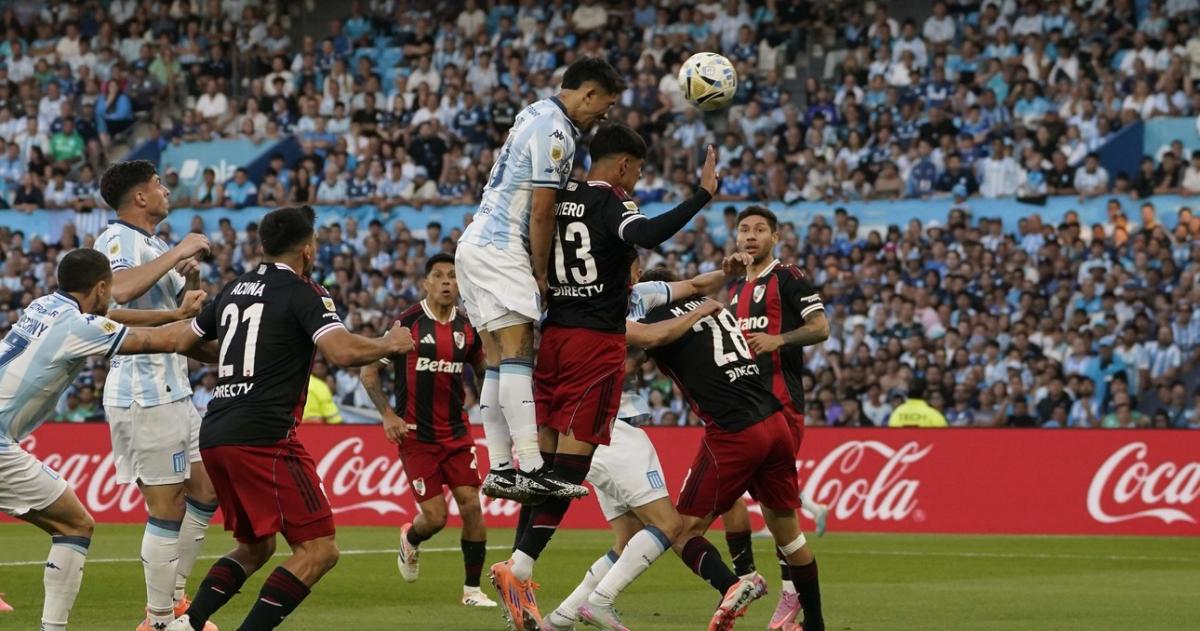 El cabezazo de Solari para el gol de La Academia