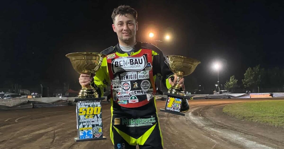 Gran cierre de campeonato para Eber quien obtuvo su tercer título consecutivo