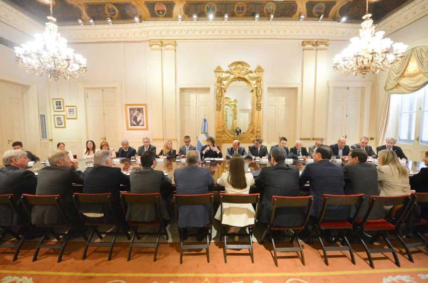 La reunión con gobernadores en Casa Rosada