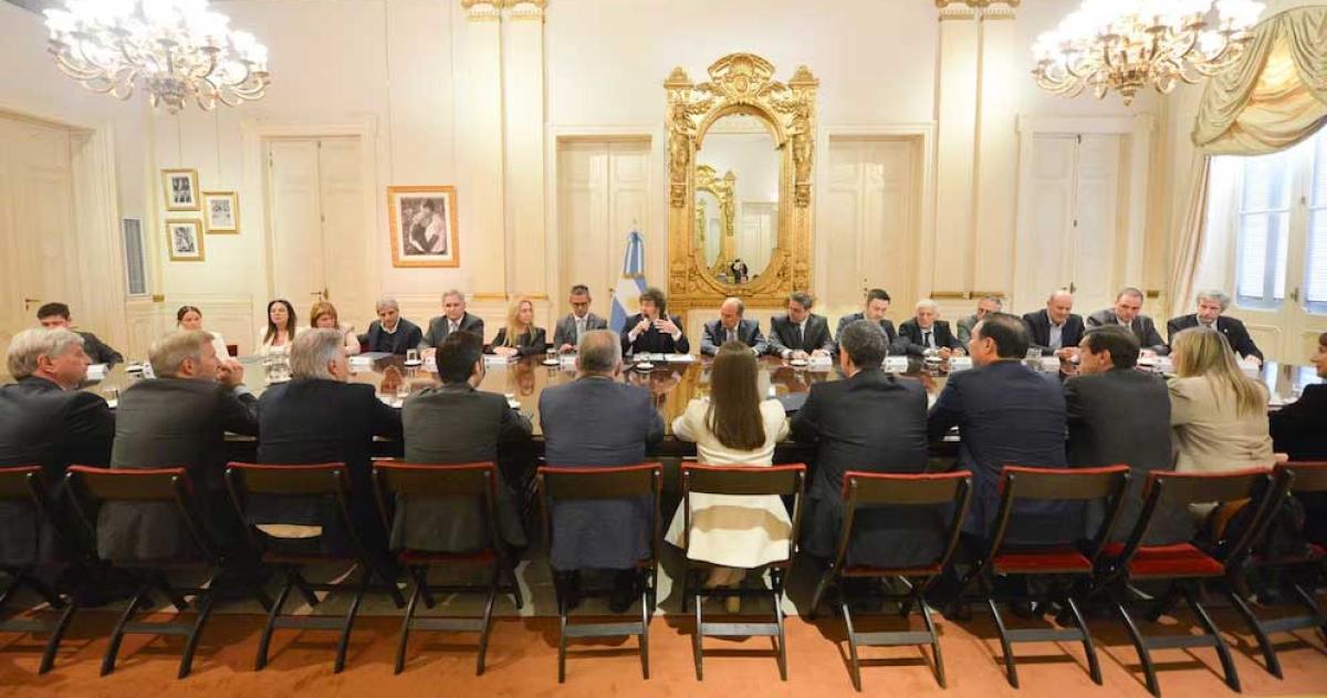 La reunión con gobernadores en Casa Rosada