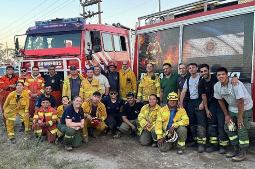 Los bomberos trabajaron durante dos jornadas combatiendo el fuego en Realicó