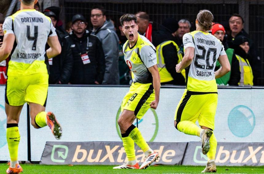 El ex Boca anotó su primer tanto en Alemania