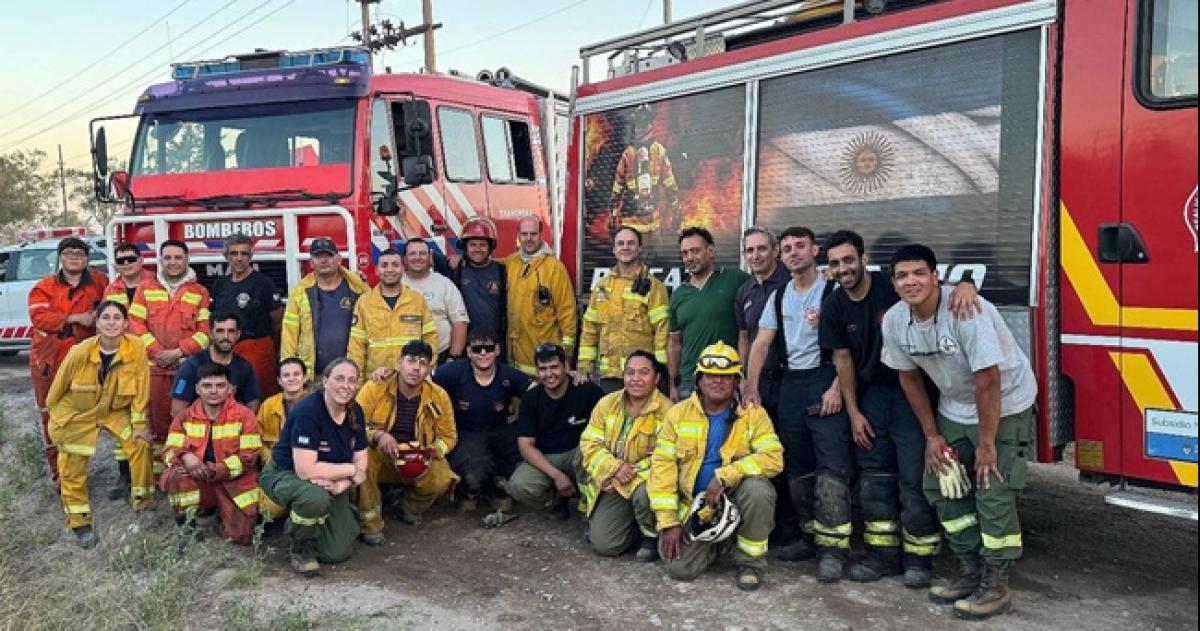 Los bomberos trabajaron durante dos jornadas combatiendo el fuego en Realicó