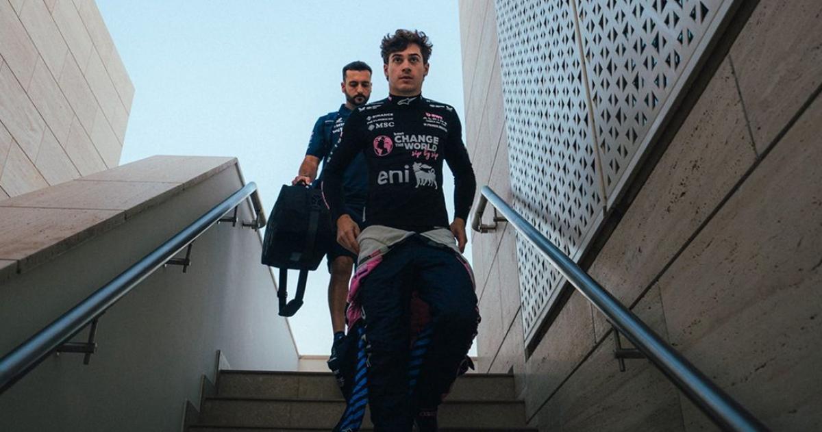 Colapinto no pudo mejorar en la clasificación en Lusail