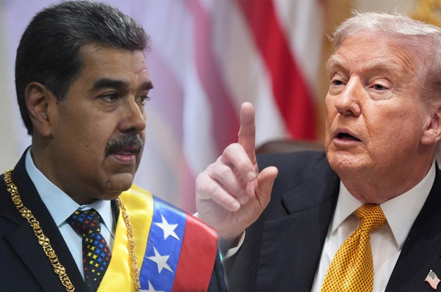 El presidente de EEEUU Donald Trump escaló en la presión al dictador Maduro