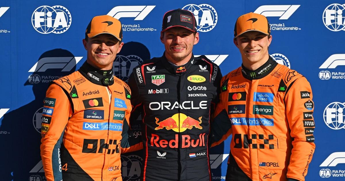 Norris parte con mayores chances pero Verstappen acecha