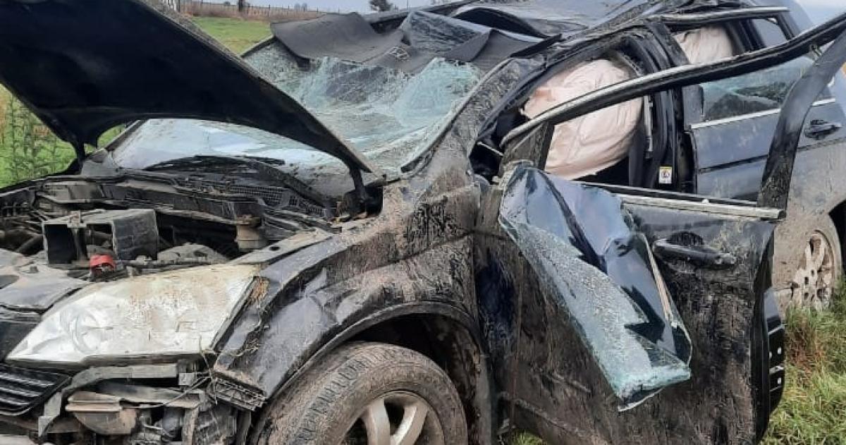 Ocurrió minutos después del mediodía de este domingo en cercanías de Villa Mirasol