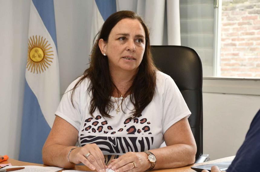 Gabriela Labourié est a cargo de la Secretaría de la Mujer de la Provincia