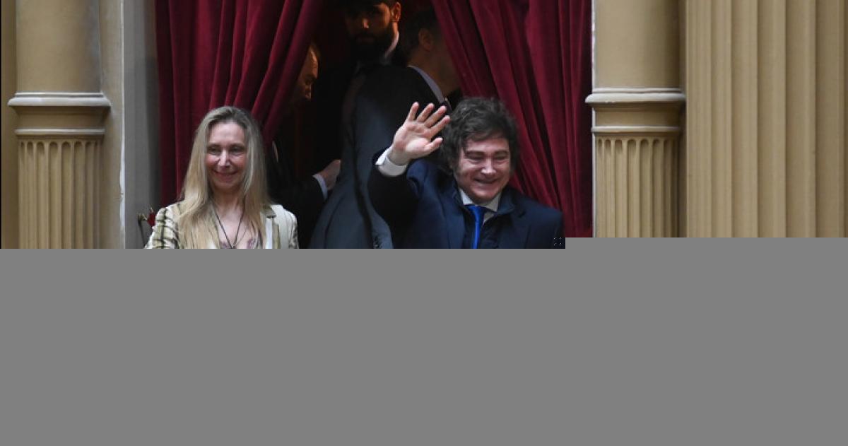 El Presidente Javier Milei y su hermana Karina en un tono de festejo de la primera minoría en Diputados