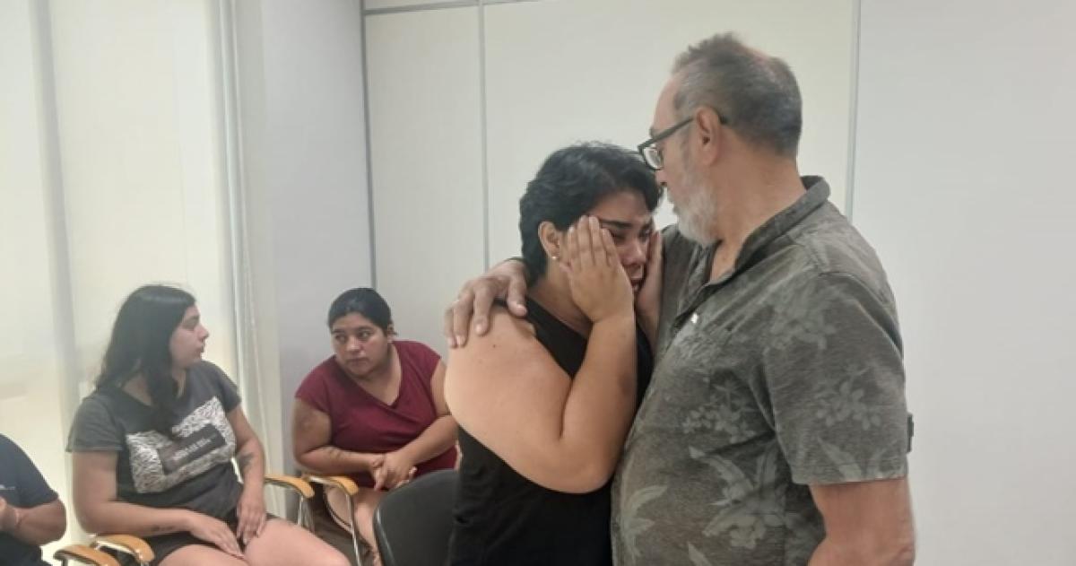 Natalia Hasper acompaño todo el proceso y testificó en el juicio