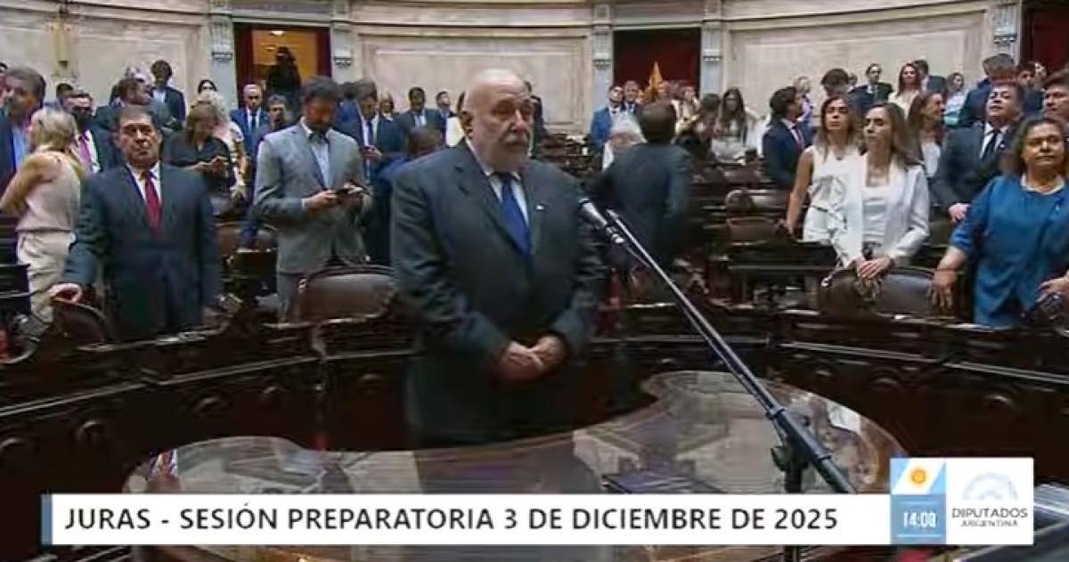 Abelardo Ferrn juró por su primer mandato como diputado nacional