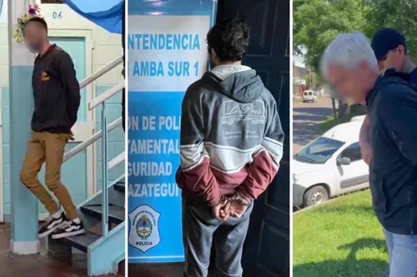 Hubo 117 allanamientos en la provincia de Buenos Aires Tres detenidos