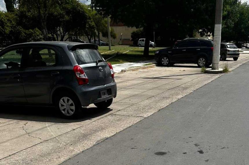 El automóvil protagonista del choque