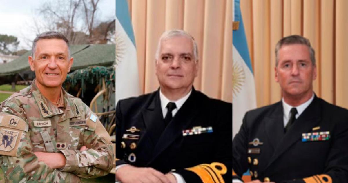 El Gobierno anuncioacute a la nueva cuacutepula de las Fuerzas Armadas- solo continuaraacute el jefe de la Fuerza Aeacuterea