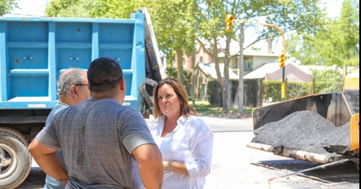 La intendenta Fernanda Alonso recorrió la obra