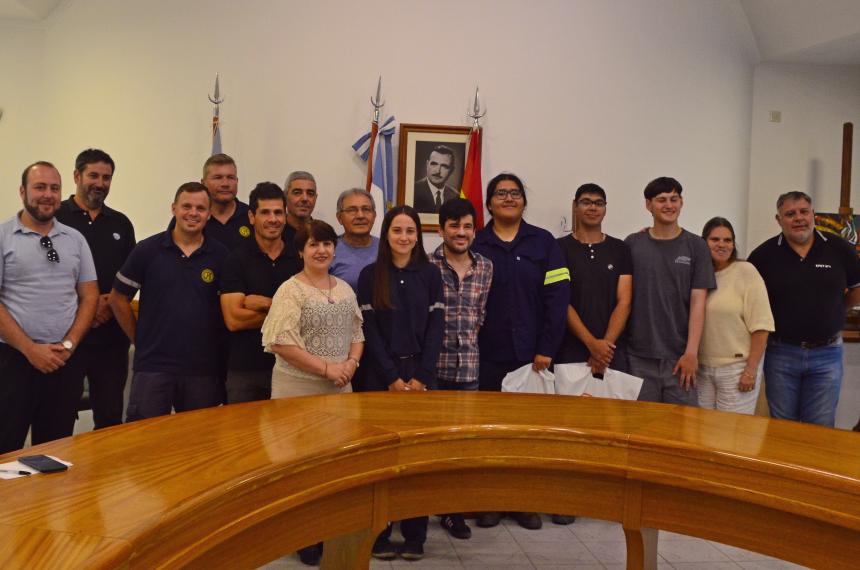 El acto de cierre el programa de pasantías se realizó este jueves