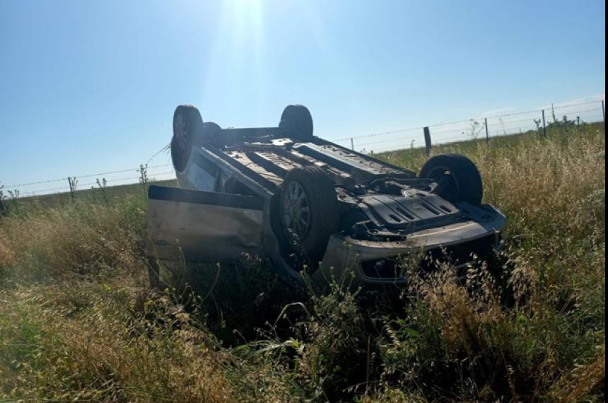 El auto era conducido por una mujer de Santa Rosa