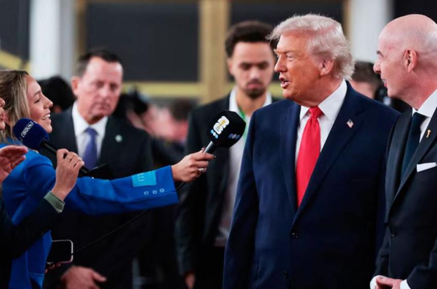 Trump en modo show previo al Mundial- elogios para Milei y guintildeos a Messi