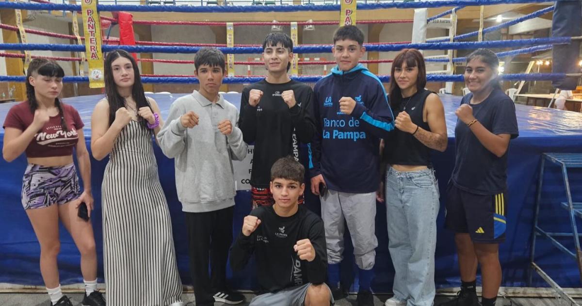 La delegación pampeana que compite en Azul