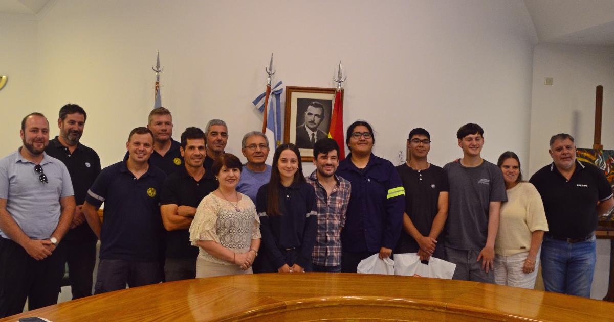 El acto de cierre el programa de pasantías se realizó este jueves