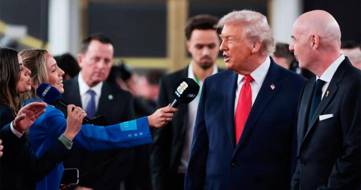 Trump en modo show previo al Mundial- elogios para Milei y guintildeos a Messi