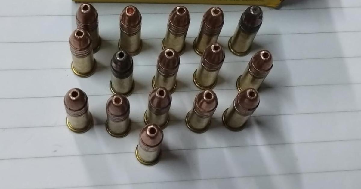 Las balas secuestradas al autor de los disparos