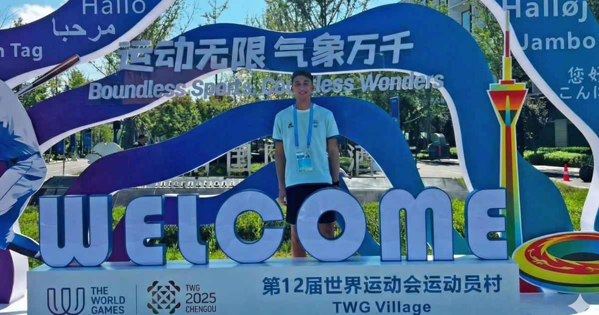 El castense Hecker representó a la selección argentina en los World Games de China