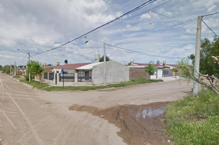 El hecho ocurrió en el barrio Santa María de La Pampa