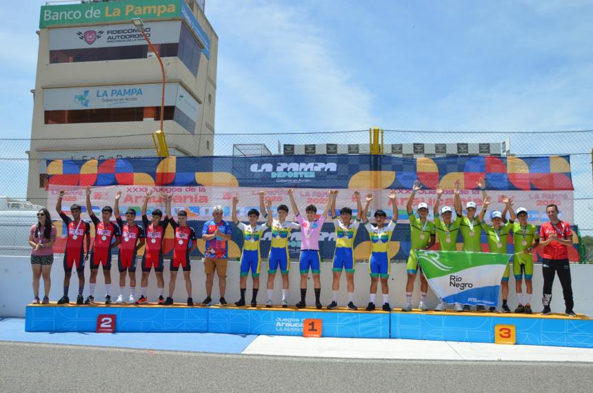 El podio del ciclismo masculino que tiene a Los Ríos como líder