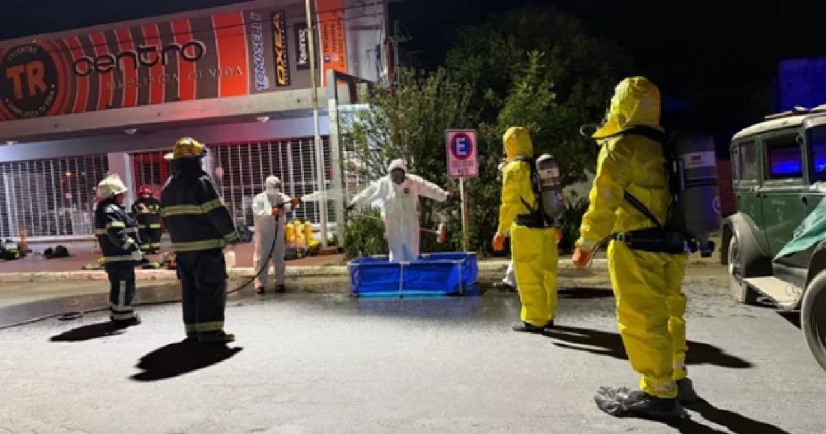 Personal de la AIC intervino para retirar el cuerpo de la vivienda