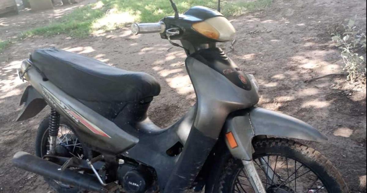 La moto sustraída