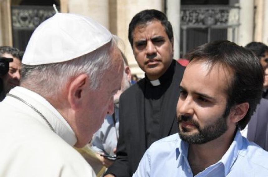 Martín Maquieyra eligió una foto con el Papa Francisco para recordar un momento de sus diez años como legislador