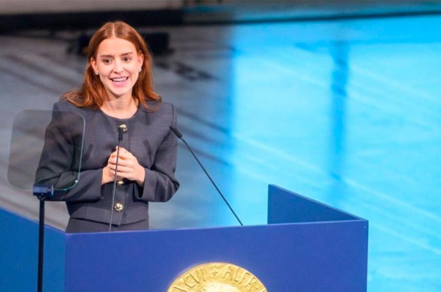 Venezuela volveraacute a respirar- el discurso iacutentegro de Mariacutea Corina Machado leiacutedo por su hija en la ceremonia del Nobel