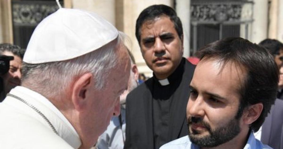 Martín Maquieyra eligió una foto con el Papa Francisco para recordar un momento de sus diez años como legislador