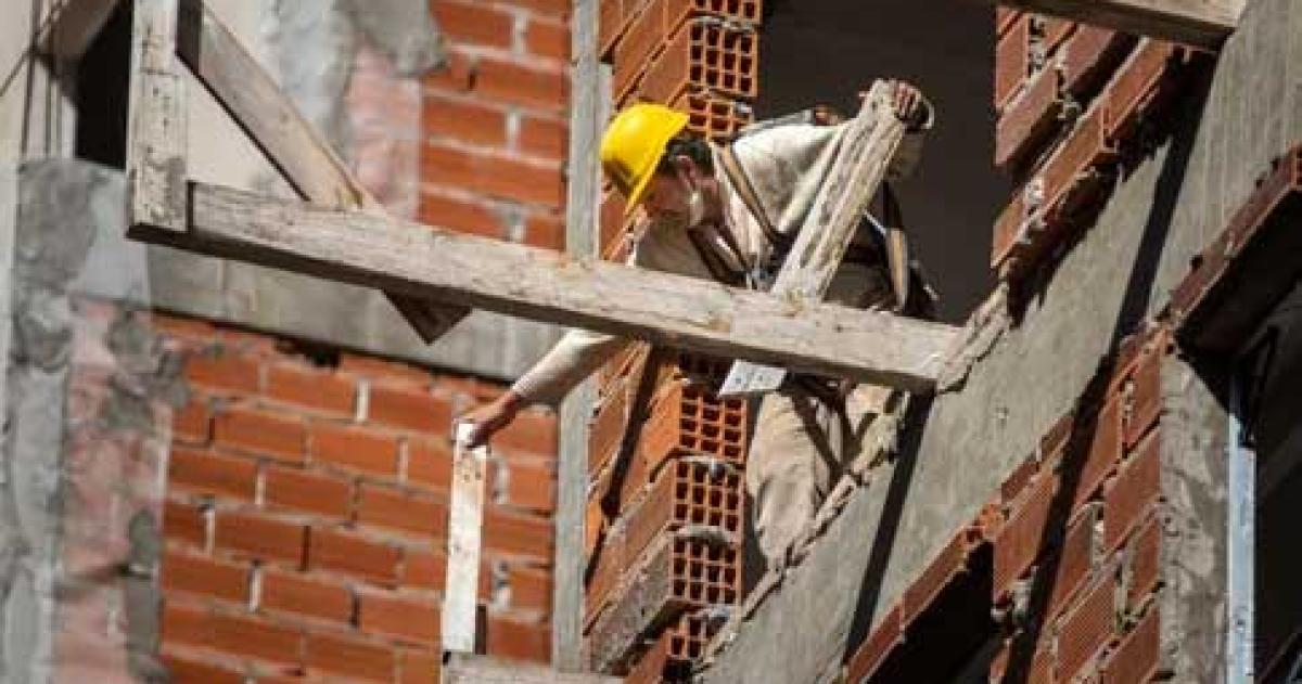 Cayeron las ventas de insumos para la construcción