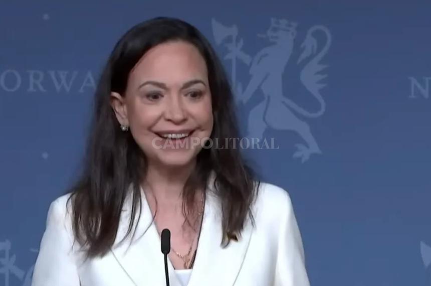 La dirigente opositora venezolana María Corina Machado