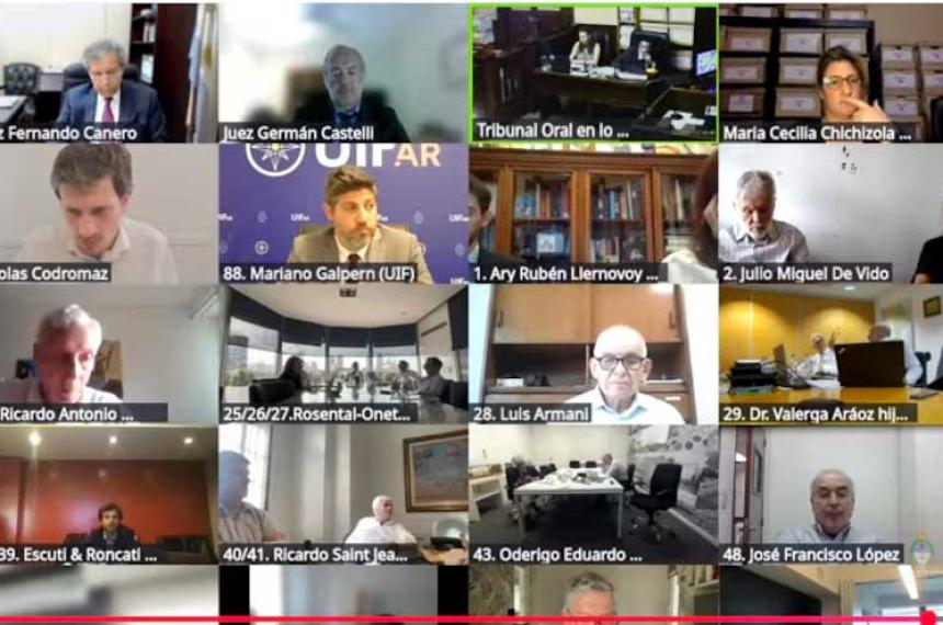 La audiencia del juicio de los cuadernos del martes 9 de diciembre