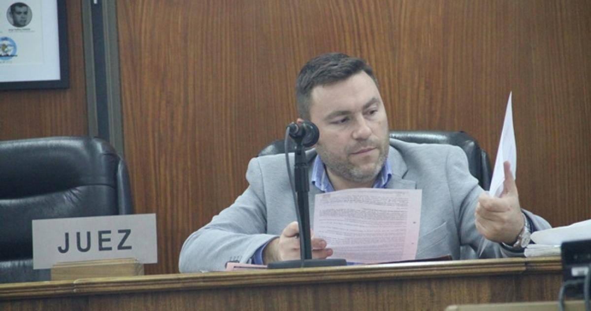 El juez Alejandro Gilardenghi encabezó la audiencia