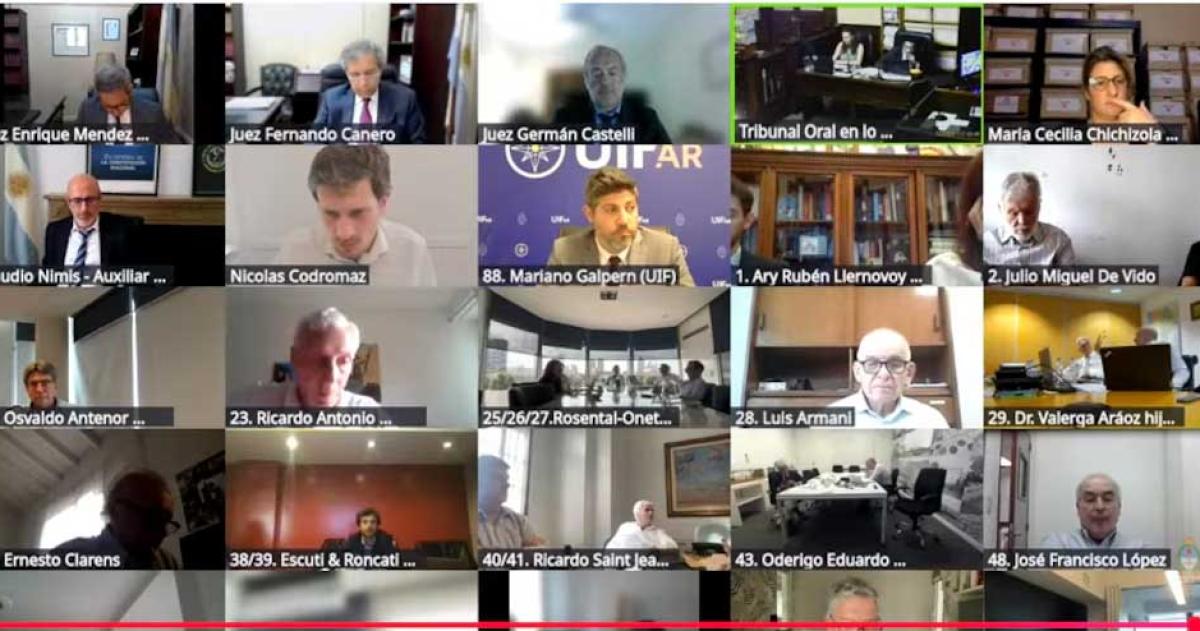 La audiencia del juicio de los cuadernos del martes 9 de diciembre