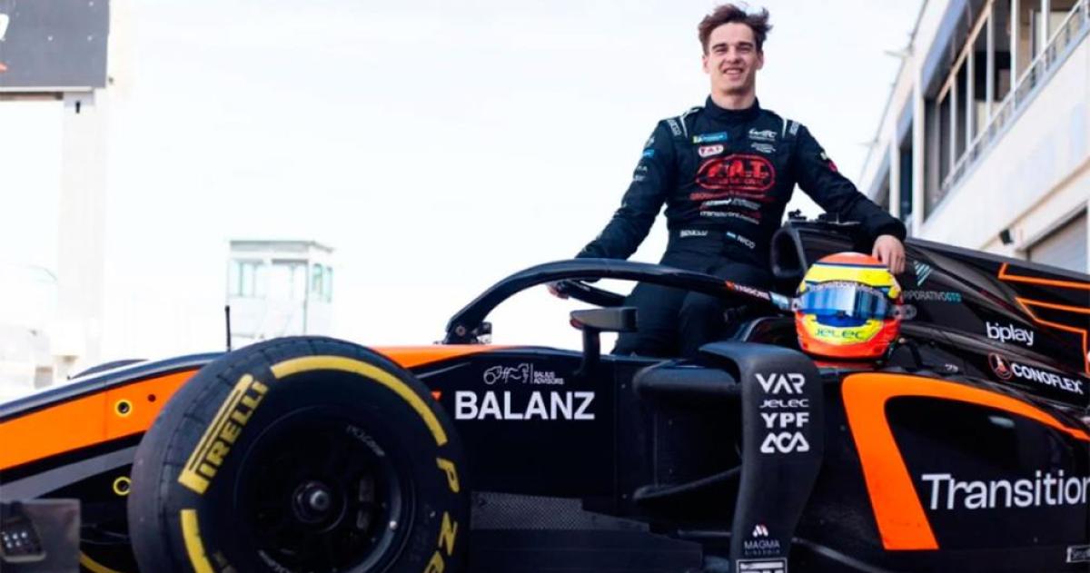 Varrone sumoacute maacutes de 100 vueltas en Abu Dhabi y dio otro paso firme en su adaptacioacuten a la Foacutermula 2