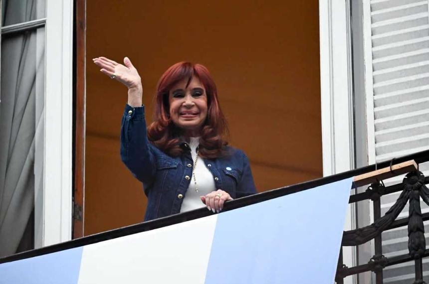 La expresidenta Cristina Kirchner