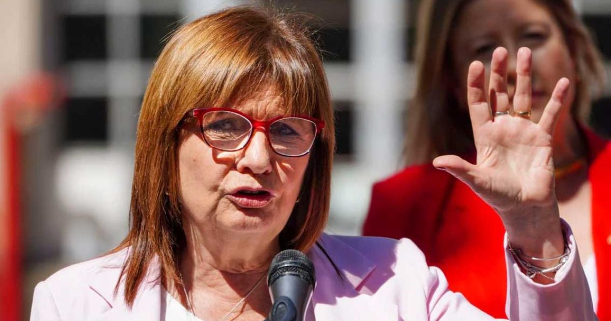 La senadora y exministra de Seguridad