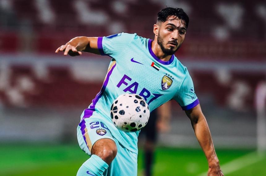 Matías Palacios juega desde hace tres años en el Al Ain de Emiratos Árabes