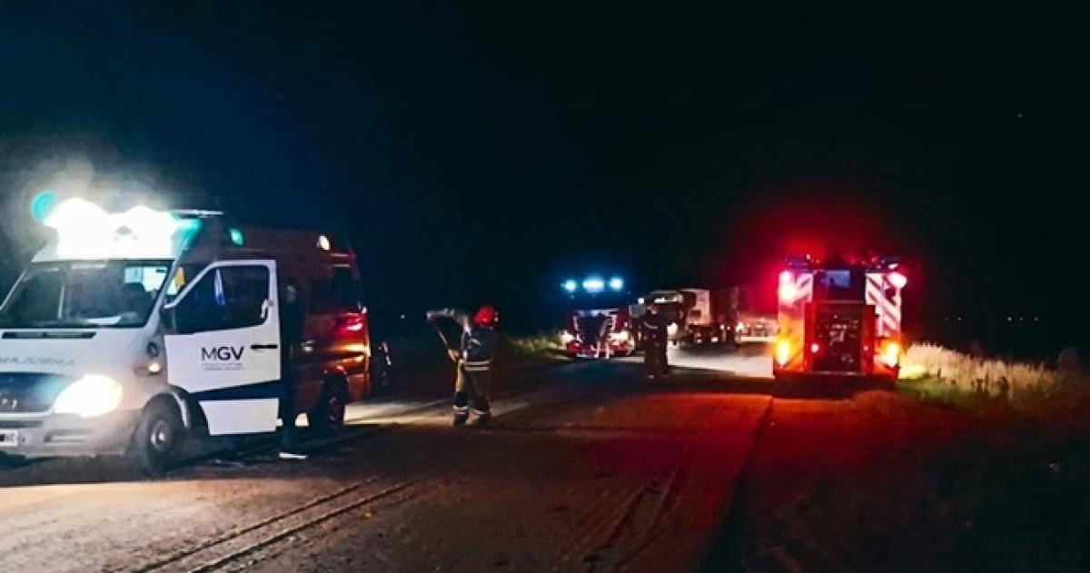 Los piquenses resultaron ilesos tras el siniestro aunque fueron atendidos por personal médico