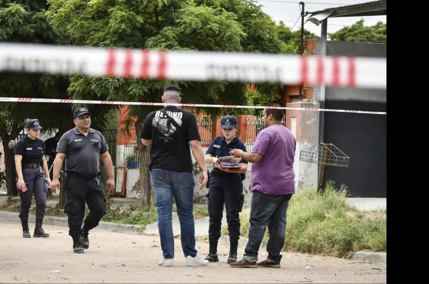 El crimen ocurrió ayer alrededor del mediodía