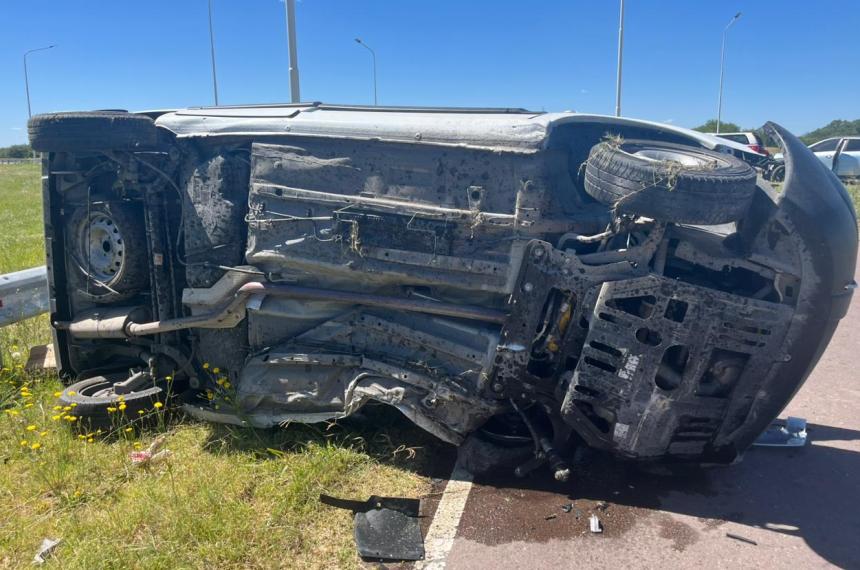 El choque se produjo minutos después de las 10 de la mañana