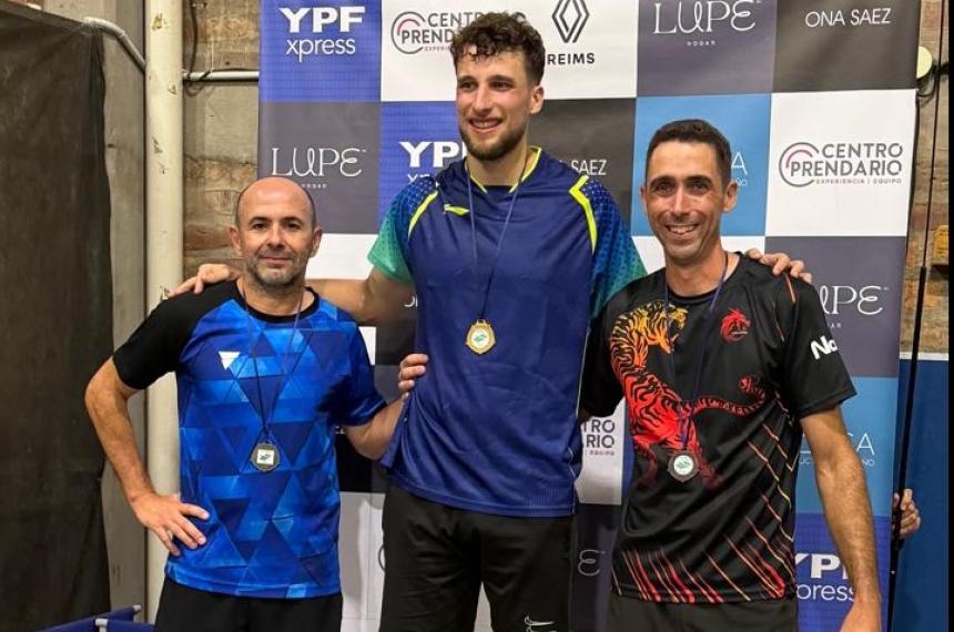 El podio de la primera categoría